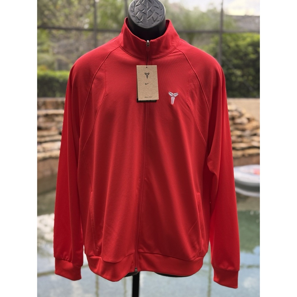Nike Kobe Dri-Fit Men's Red Track Jacket Size L New with Tags